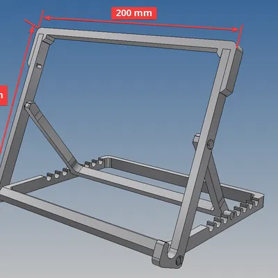 Kệ Đỡ Tablet Điều Chỉnh Góc 200x150mm
