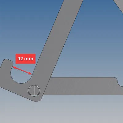 Kệ Đỡ Tablet Điều Chỉnh Góc 200x150mm