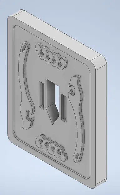 Tsuba katana Juushiro Ukitake (Bleach) – mẫu in 3D - Image 1