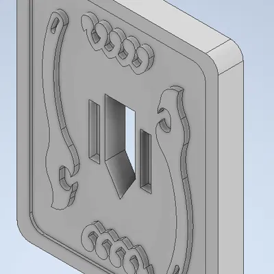Tsuba katana Juushiro Ukitake (Bleach) – mẫu in 3D