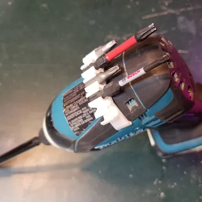 Remix khay giữ 5 mũi khoan (bit) cho máy khoan Makita