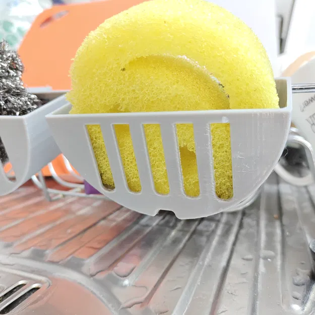 Giá treo Scrub Daddy / Sponge cho rổ thoát nước bồn rửa chén - Image 3