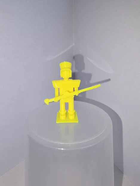 Lính Mini cầm súng hỏa mai (Mini Soldier with a musket) - Image 1