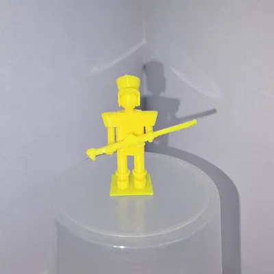 Lính Mini cầm súng hỏa mai (Mini Soldier with a musket)