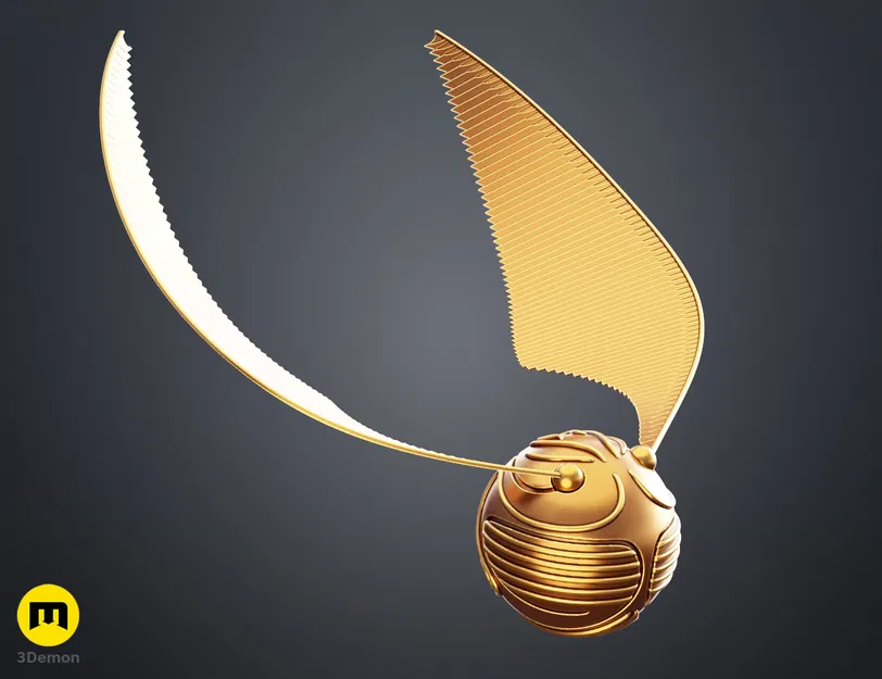 Golden Snitch - Harry Potter (mẫu 3D in được) - Image 3