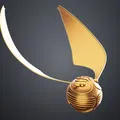 Golden Snitch - Harry Potter (mẫu 3D in được) - Thumbnail 3