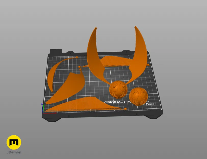 Golden Snitch - Harry Potter (mẫu 3D in được) - Image 6