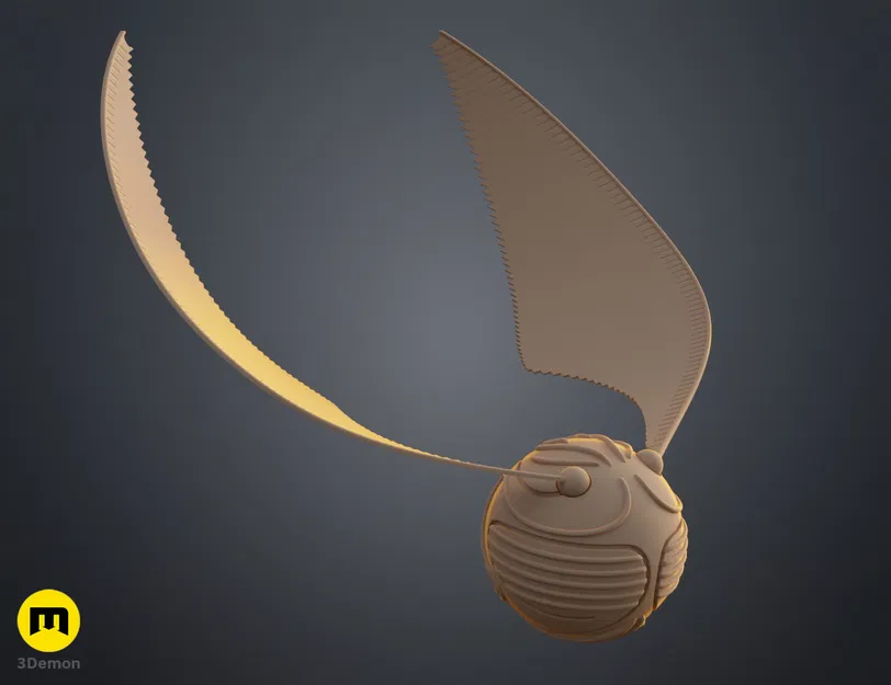Golden Snitch - Harry Potter (mẫu 3D in được) - Image 7