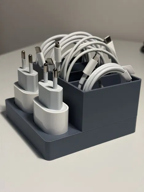 Bộ giữ gọn sạc Apple và dây cáp (Apple charger/cable organizer) - Image 2
