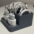 Bộ giữ gọn sạc Apple và dây cáp (Apple charger/cable organizer) - Thumbnail 2