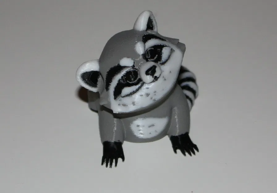 Raccoon / Waschbär (Tối ưu in 4 màu) - Image 4