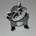 Raccoon / Waschbär (Tối ưu in 4 màu) - Thumbnail 4