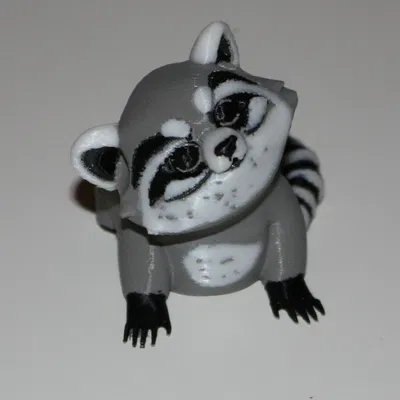 Raccoon / Waschbär (Tối ưu in 4 màu)