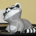 Raccoon / Waschbär (Tối ưu in 4 màu) - Thumbnail 5