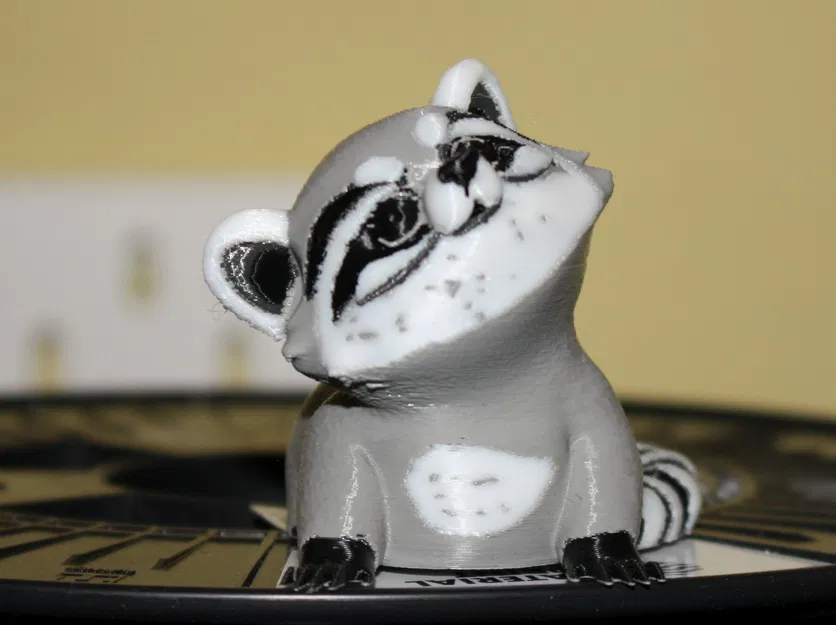 Raccoon / Waschbär (Tối ưu in 4 màu) - Image 6