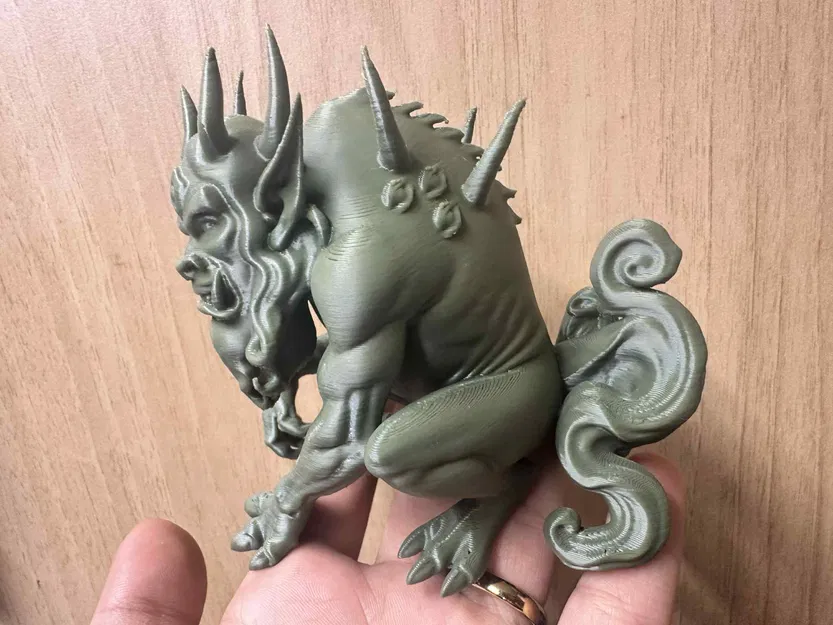 Tượng Linh Thú Hộ Vệ Thần Thoại Trung Hoa Bai Ze (Bạch Trạch) - Image 3