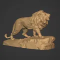 Mô hình in 3D tượng Sư Tử Polygonal (sẵn sàng in) - Thumbnail 3
