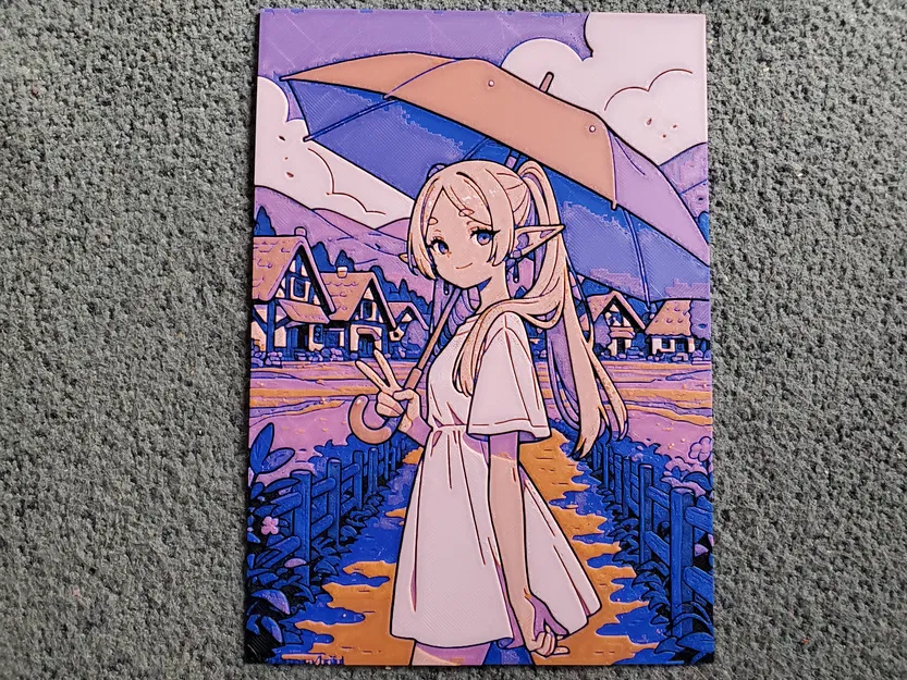 Frieren Umbrella Hueforge - Image 1