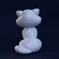 Cat_0XAZv0XA – Mẫu 3D khuôn Mèo để làm xà phòng/chocolate/nến - Thumbnail 2