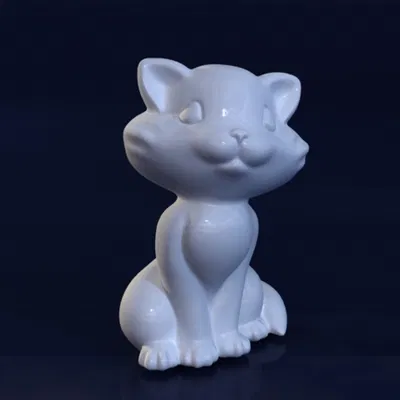 Cat_0XAZv0XA – Mẫu 3D khuôn Mèo để làm xà phòng/chocolate/nến