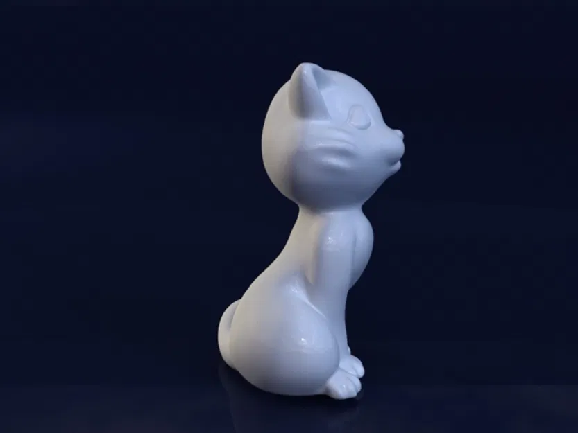 Cat_0XAZv0XA – Mẫu 3D khuôn Mèo để làm xà phòng/chocolate/nến - Image 4