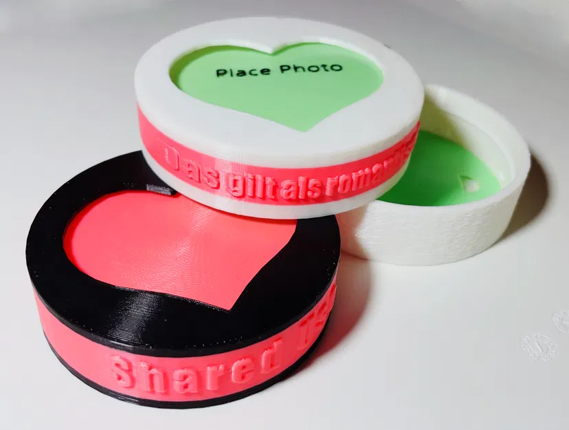 Nắp hũ Nutella upcycling kèm khung ảnh & chữ tuỳ biến - Image 2