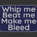 Bảng chữ “Whip Me” - Thumbnail 2