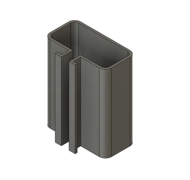 Ống đi dây 40x20 cho nhôm định hình 4040 - Image 1