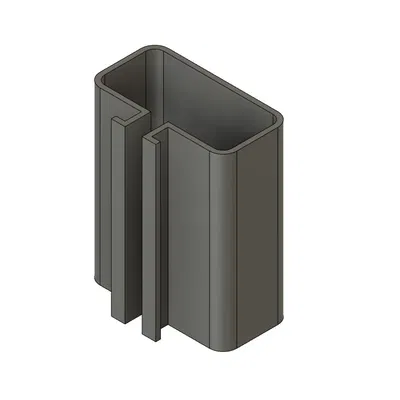 Ống đi dây 40x20 cho nhôm định hình 4040