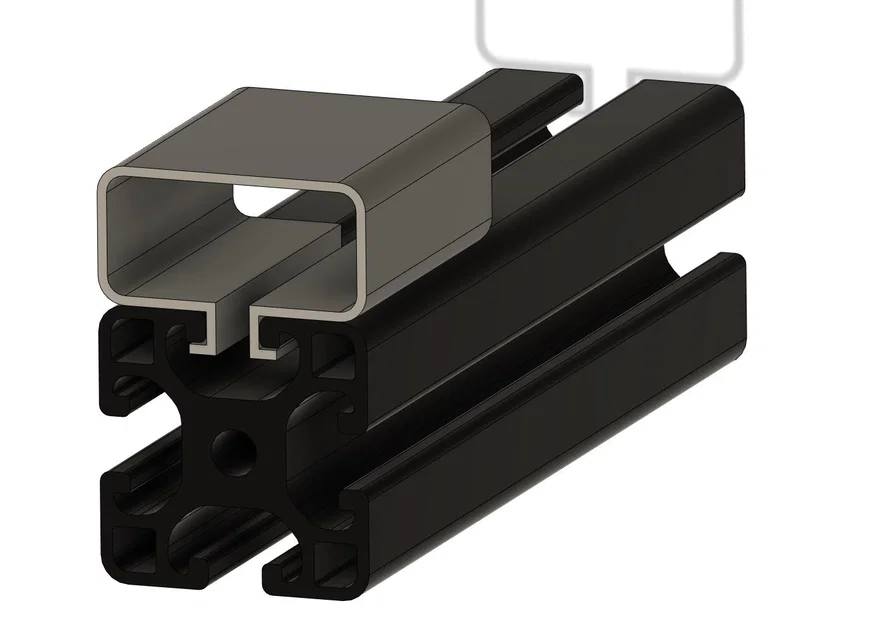 Ống đi dây 40x20 cho nhôm định hình 4040 - Image 2