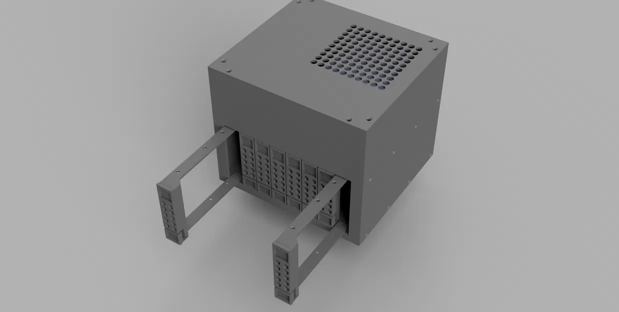 Vỏ NAS in 3D hoàn toàn (8× SAS/SATA, Mini-ITX) - Image 2