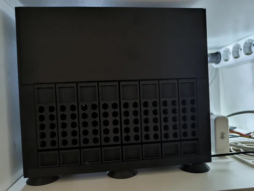 Vỏ NAS in 3D hoàn toàn (8× SAS/SATA, Mini-ITX) - Image 3