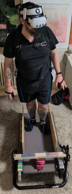 DIY VR-Treadmill Trash Omni Device addon cho Maratron (T.O.D Frontpart) - Image 2