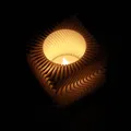 Đế nến Tealight Lập Phương Gợn Sóng (Wavy Cubic Tealight Holder) - Thumbnail 2