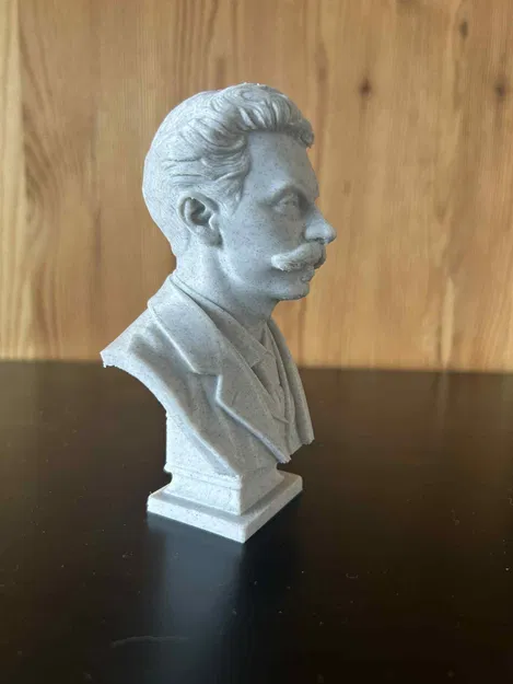 Henry René Albert Guy de Maupassant – Tượng bán thân - Image 5