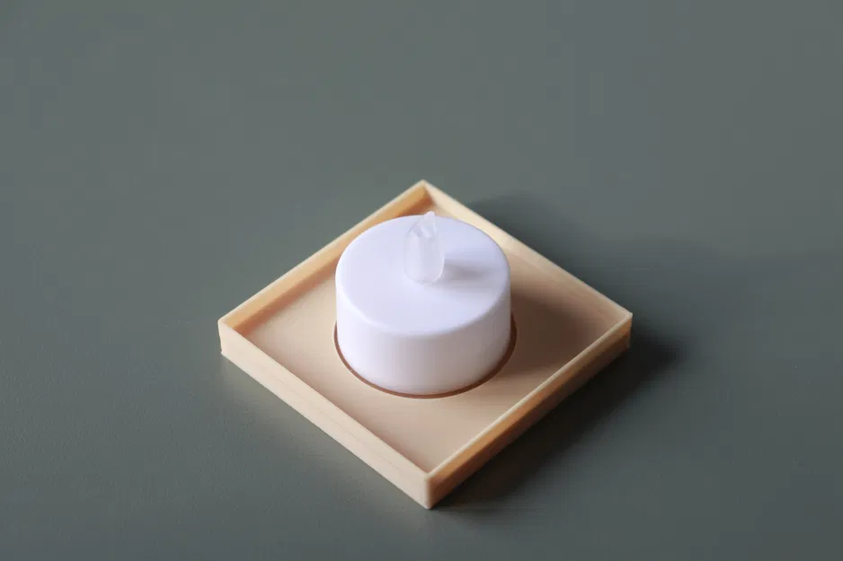 Đế nến Tealight Lập Phương Gợn Sóng (Wavy Cubic Tealight Holder) - Image 6