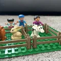 Hàng rào tương thích LEGO Duplo (rộng 6 chấm) - Thumbnail 2