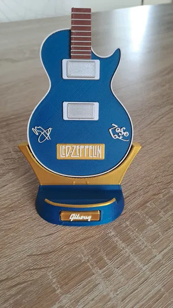 Kệ đỡ điện thoại Gibson Les Paul (tri ân Led Zeppelin) - Image 4