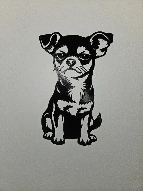 Trang trí tường Chihuahua - Image 1