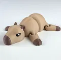 Capybara Khớp Nối (Articulated Capybara) Print-in-Place - Thumbnail 1