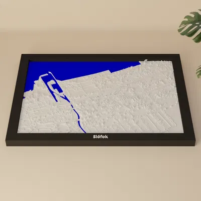 Siófok, Hungary - Mô hình thu nhỏ 3D