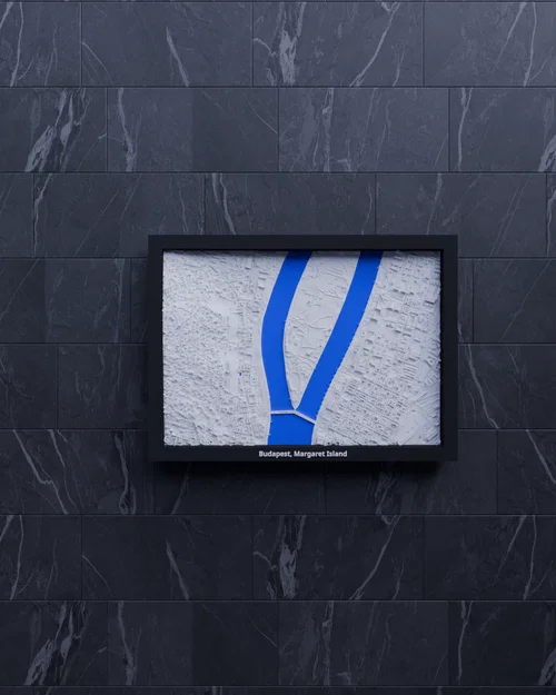 Budapest, Đảo Margaret, Hungary - Mô hình 3D thu nhỏ - Image 4