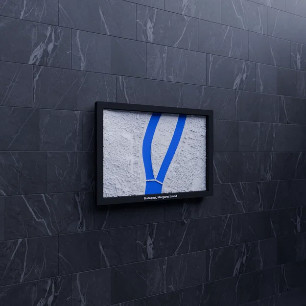 Budapest, Đảo Margaret, Hungary - Mô hình 3D thu nhỏ - Image 6