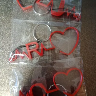 Nhịp tim với chữ R;L;C