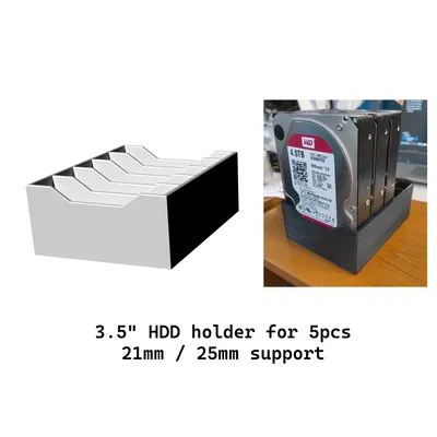Giá đỡ HDD 3.5" – 5 ổ