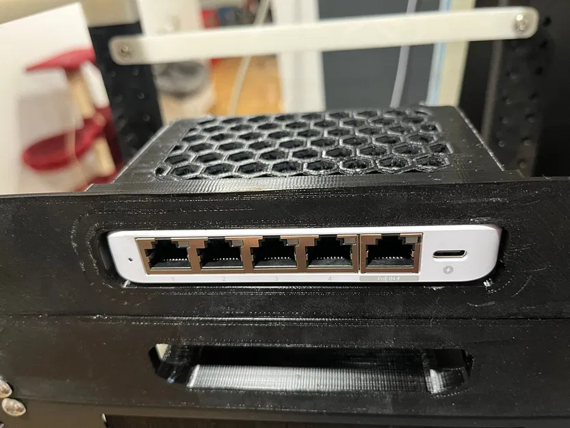 Giá đỡ rack 10-inch cho Ubiquiti Unifi USW-Flex-Mini 2.5G 5 - Image 3