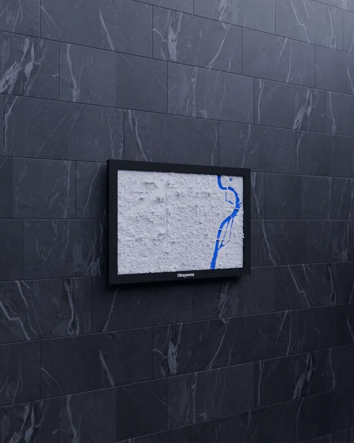 Okayama, Nhật Bản - Mô hình thu nhỏ 3D - Image 1