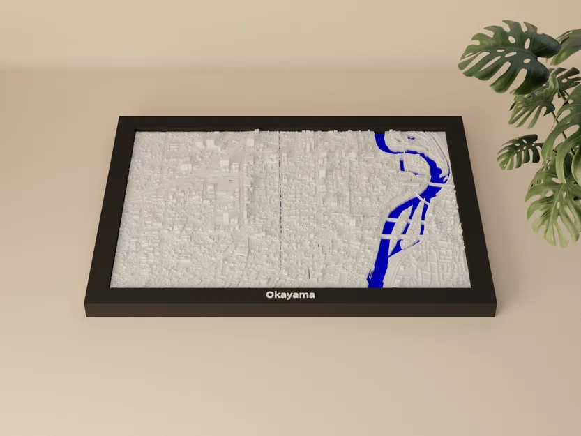 Okayama, Nhật Bản - Mô hình thu nhỏ 3D - Image 2