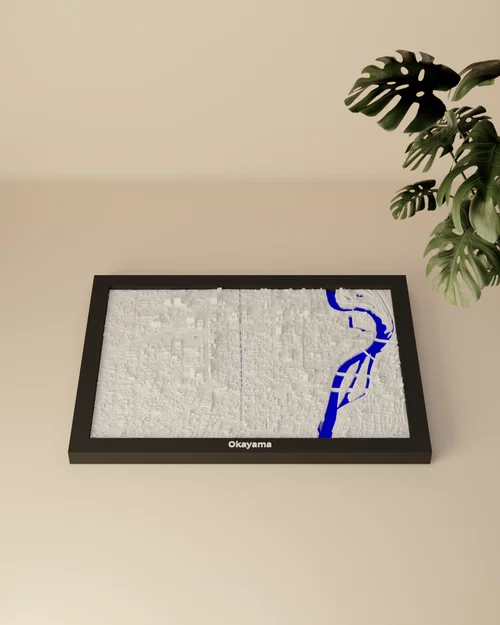 Okayama, Nhật Bản - Mô hình thu nhỏ 3D - Image 3