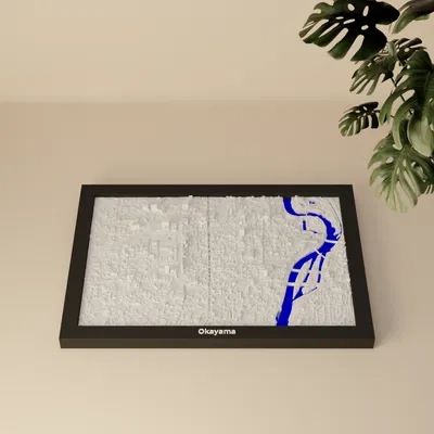Okayama, Nhật Bản - Mô hình thu nhỏ 3D